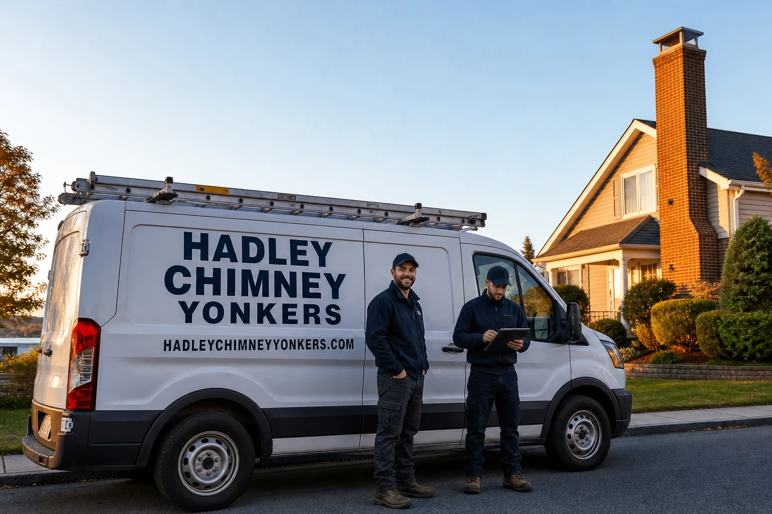 Hadley Chimney Yonkers chimney cleaning team